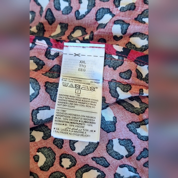 Old Navy size XXL leopard print tank top - Picture 3 of 5